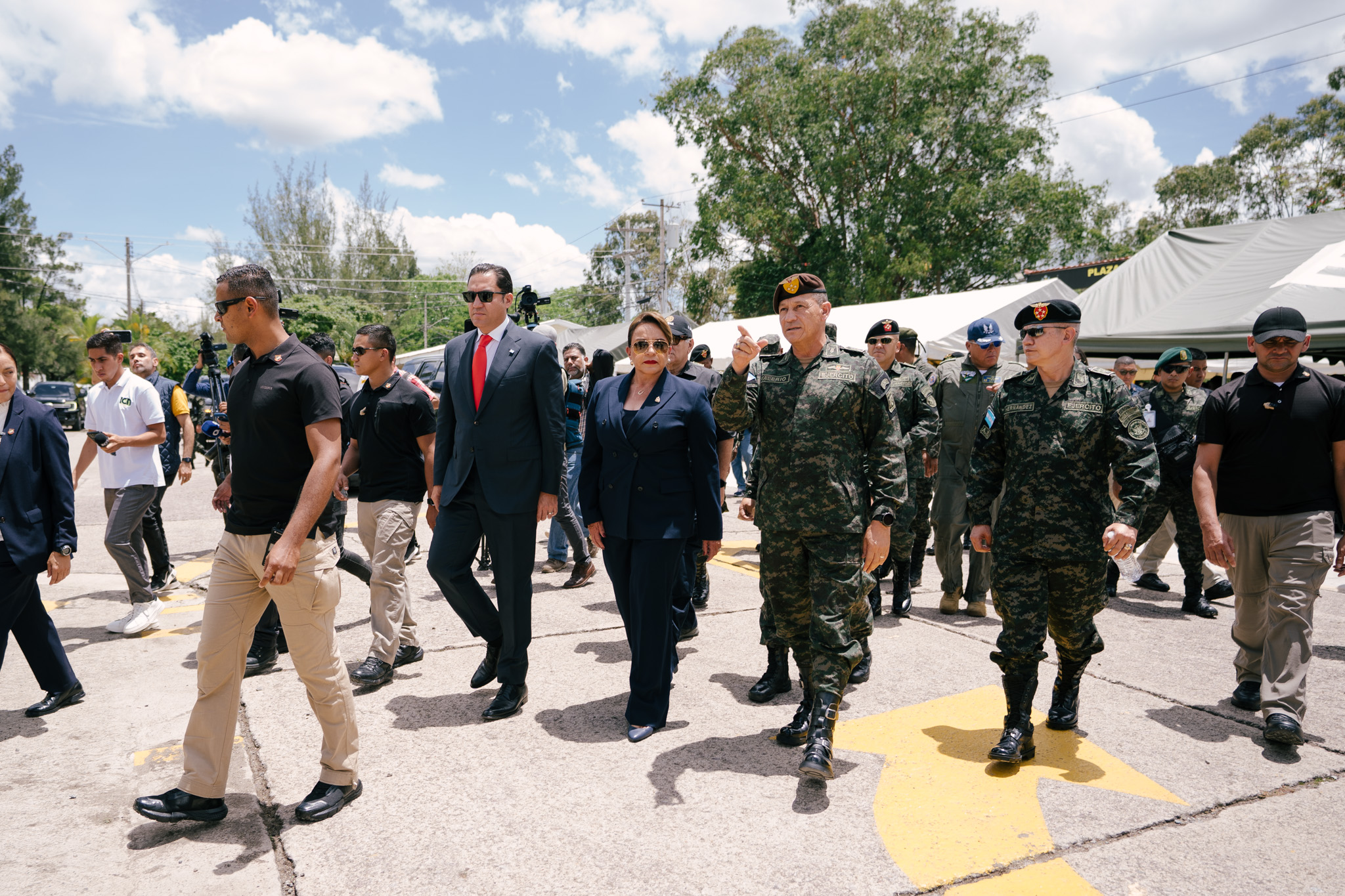 Visita Presidenta al Cuartel General del Ejército