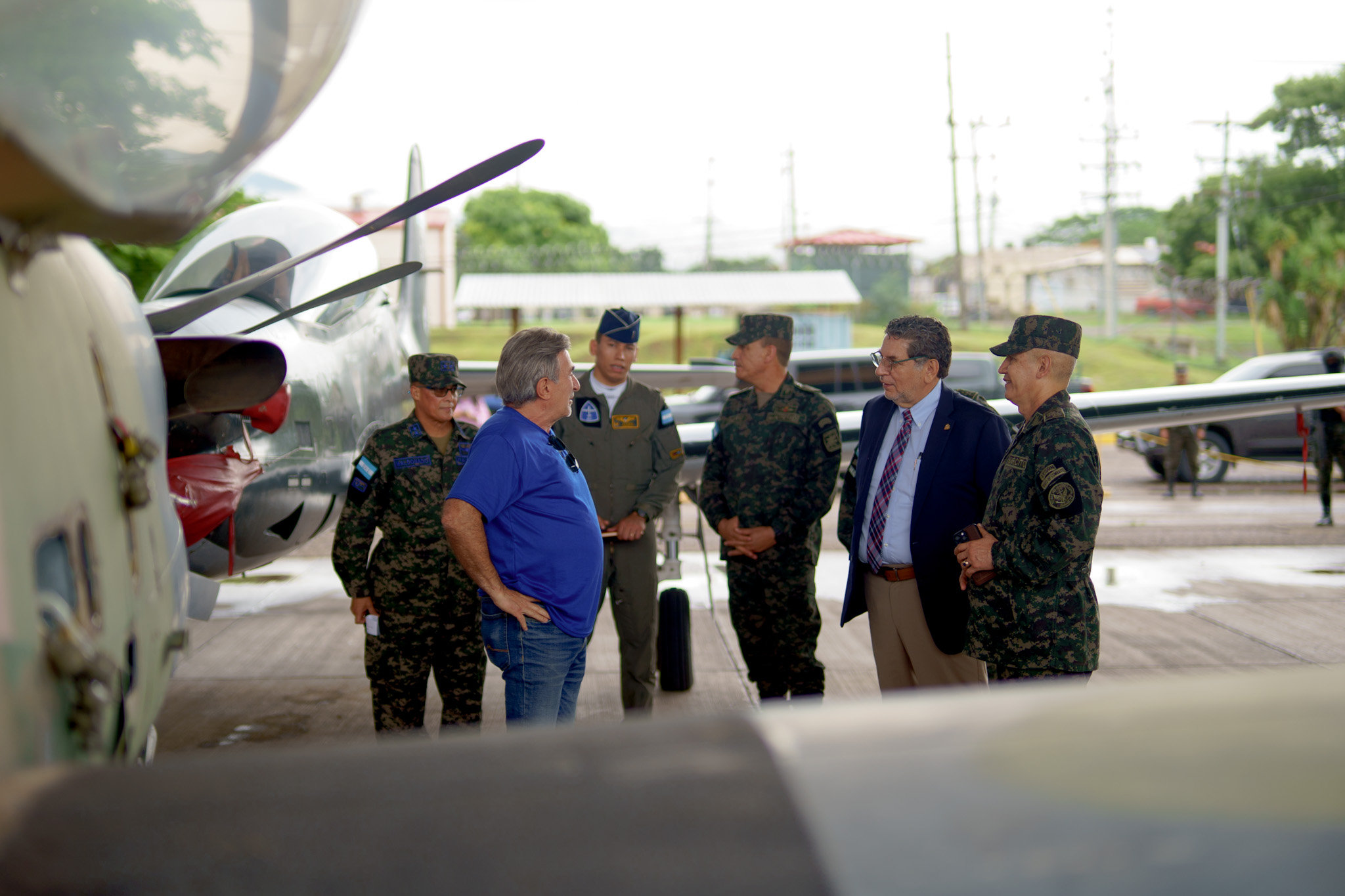 Visita Sr Viceministro Base Aérea Soto Cano