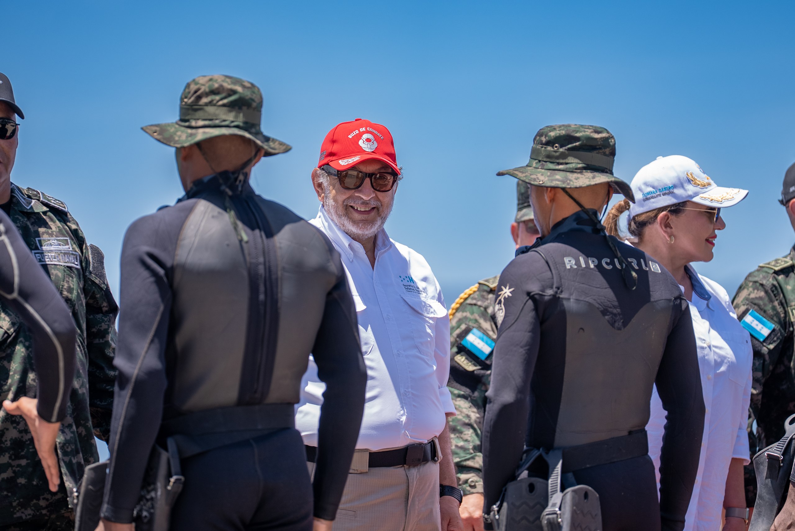 Visita Presidenta y Viceministro a la Basa Naval de Puerta Castilla