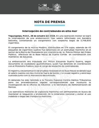 Nota de Prensa