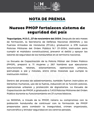 Nota de Prensa