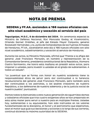 Nota de Prensa