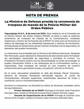 Nota de Prensa