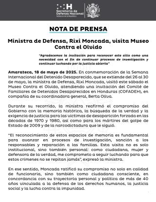 Nota de Prensa