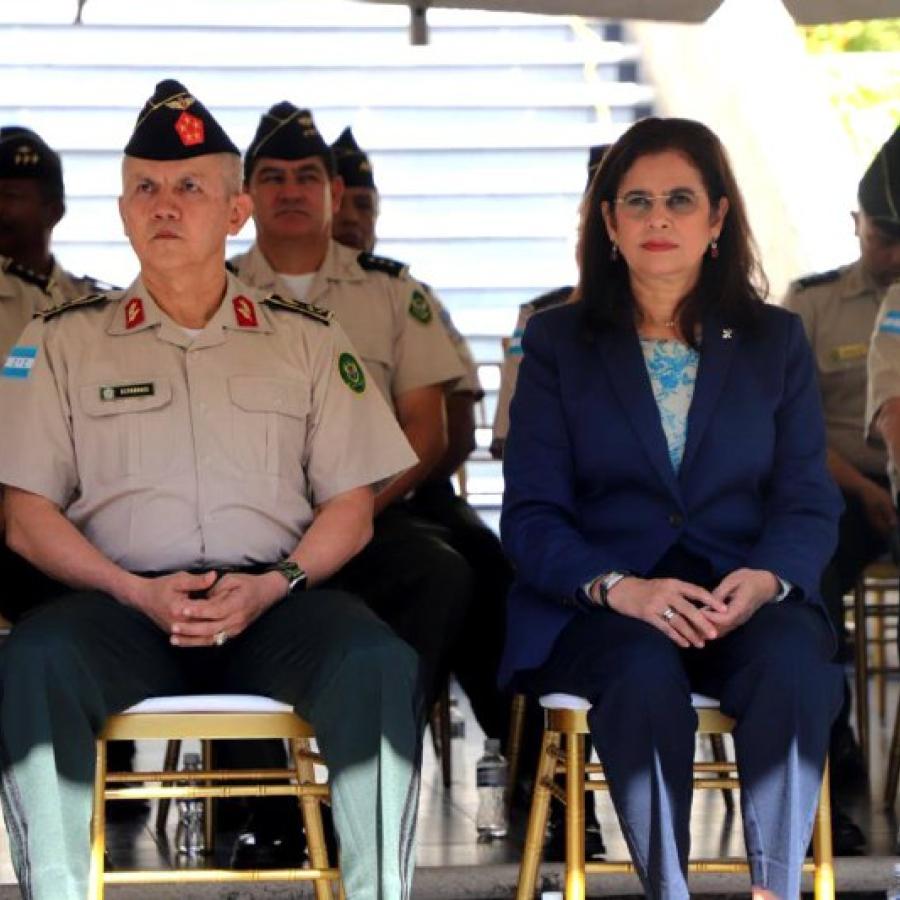 La Secretaría de Defensa Nacional, Abg. Rixi Moncada, participa en ceremonia de inicio de labores en Fuerzas Armadas de Honduras.