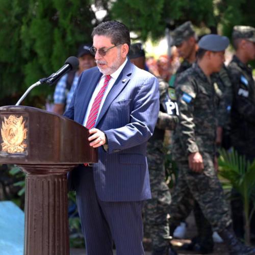 Ceremonia en conmemoración del 182 aniversario de la muerte del General Francisco Morazán Quezada