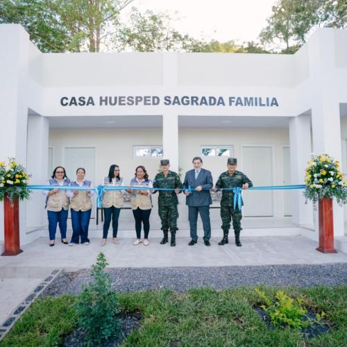 Inauguración “Casa Huésped Sagrada Familia” en el Hospital Militar