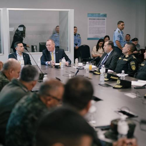 Autoridades de Defensa y Seguridad coordinan acciones para combatir la criminalidad en Honduras